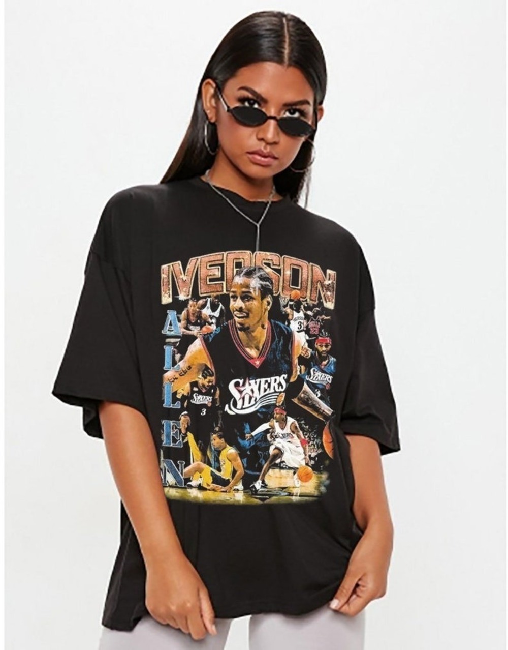 Vintage Allen Iverson The Answer Shirt 90sBootleg T-shirt